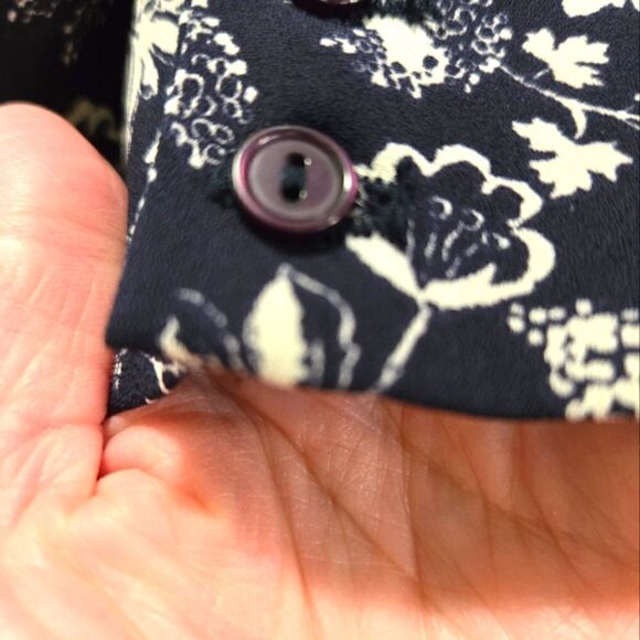 EC ANTHROPOLOGIE ASTR THE LABEL FLORAL BLOUSE SZ.L - Picture 5 of 6